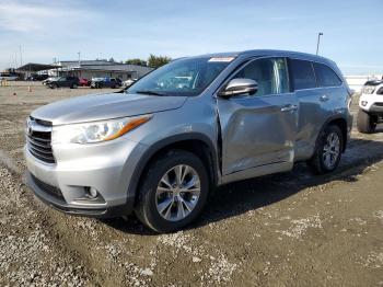  Salvage Toyota Highlander