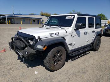  Salvage Jeep Wrangler