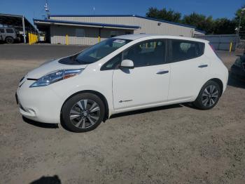  Salvage Nissan LEAF