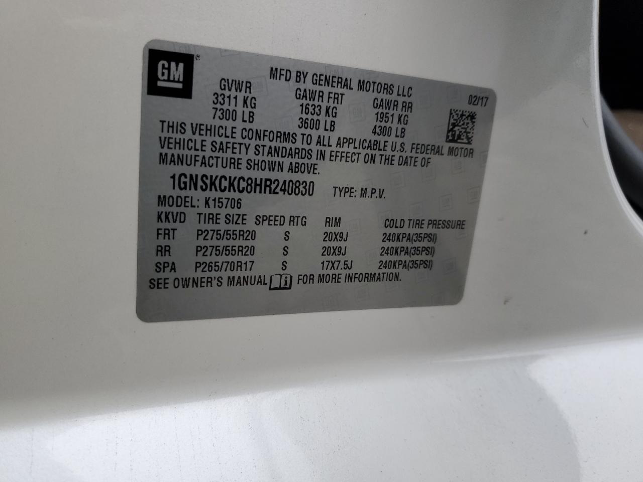 Chevrolet Tahoe K1500 Premier Image 3