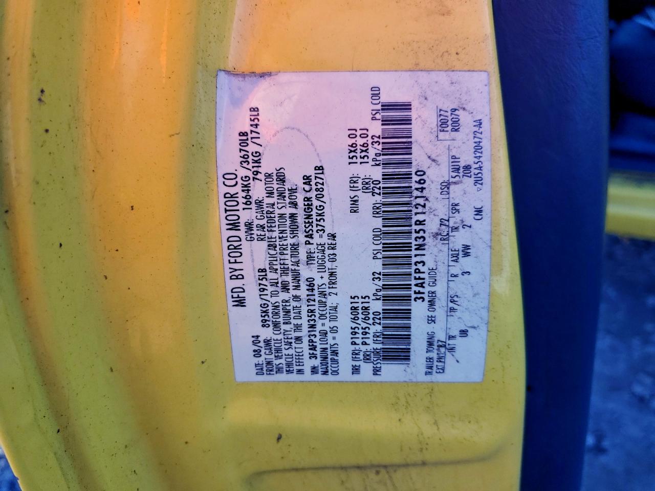 Ford Focus Zx3 Image 9