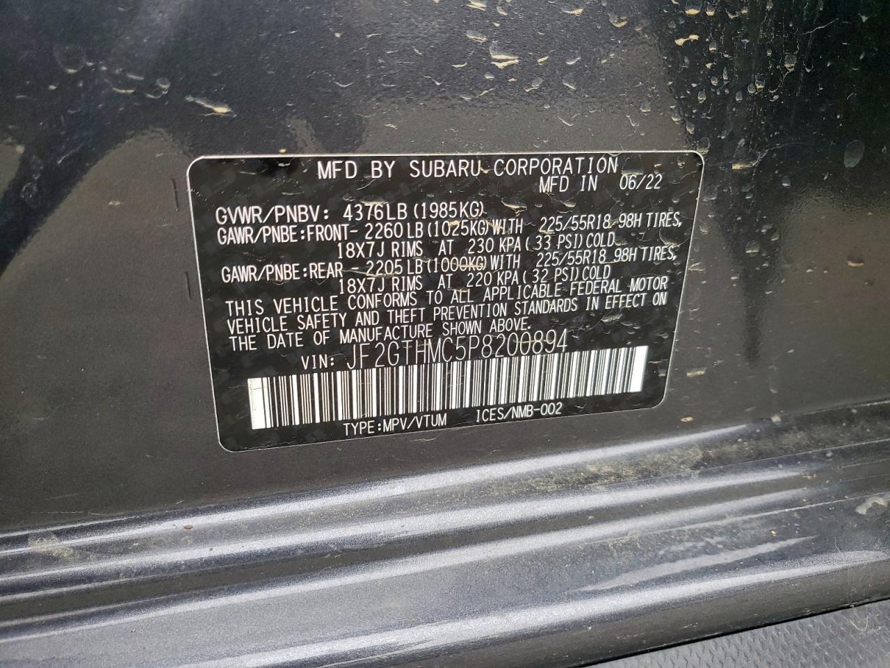 Subaru Crosstrek Limited Image 8