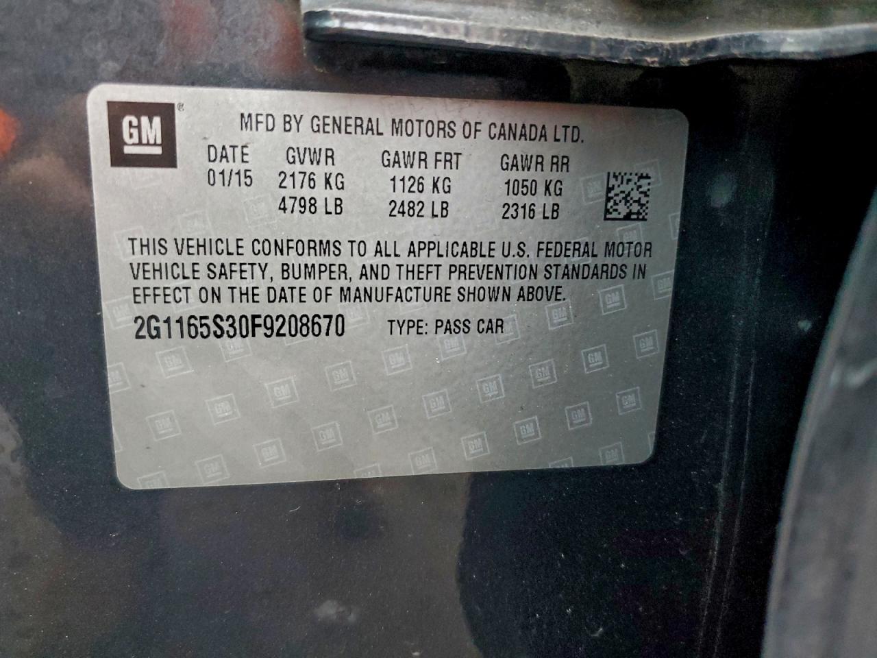 Chevrolet Impala Ltz Image 13