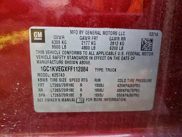 Chevrolet Silverado K2500 Heavy Duty Lt Image 12