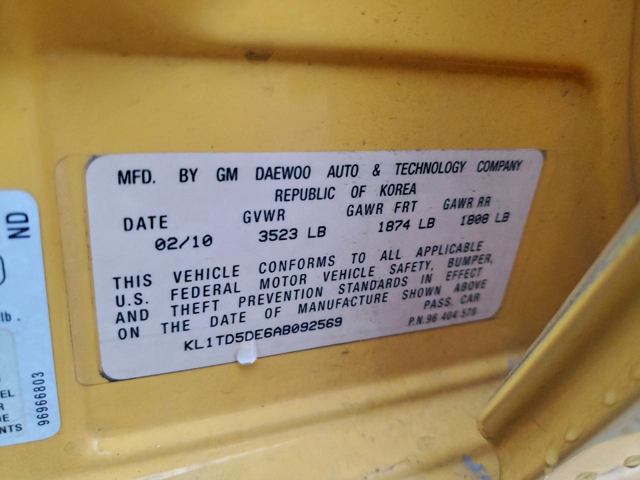 Chevrolet Aveo Ls Image 10