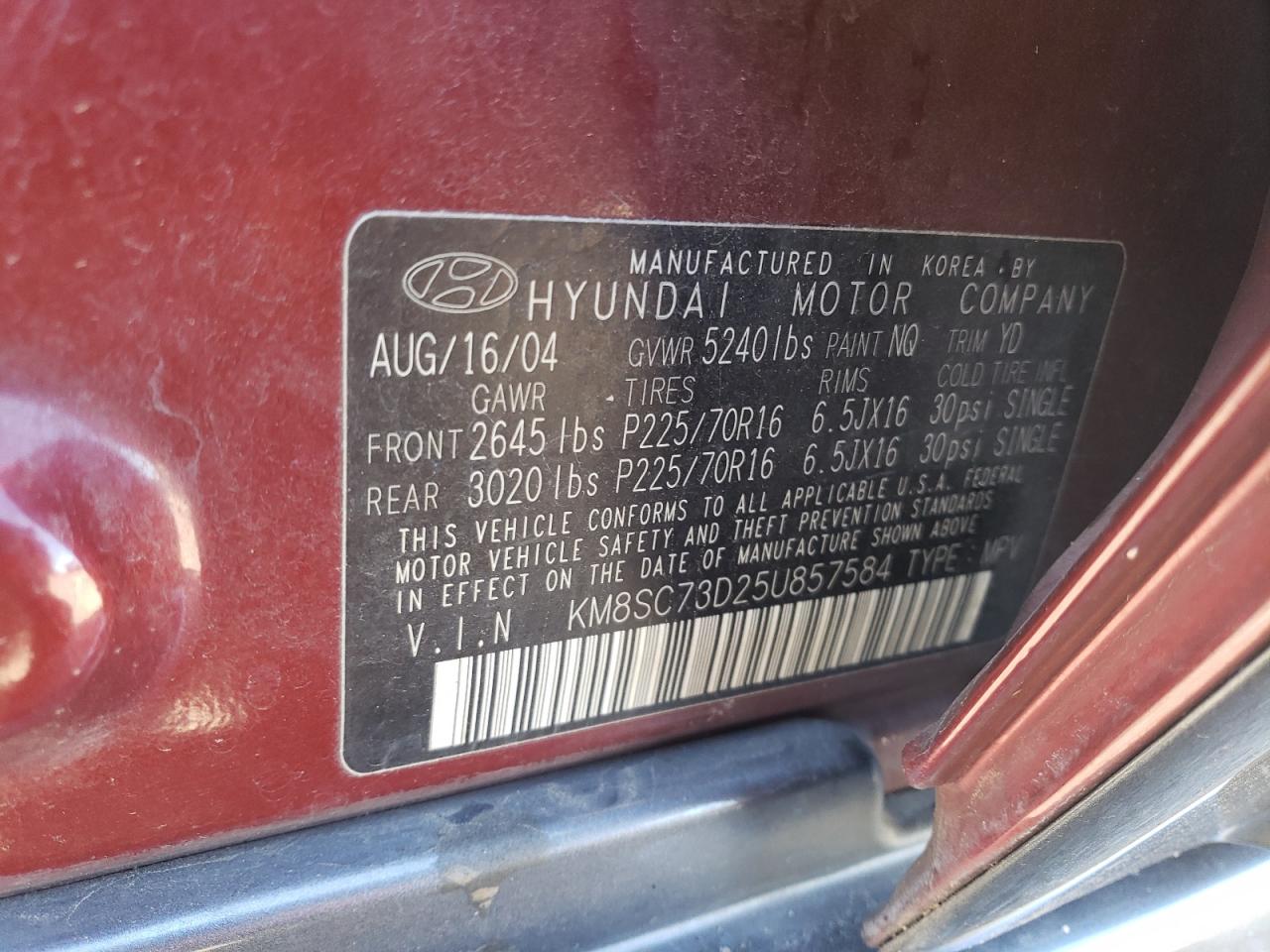 Hyundai SANTA FE Gls Image 11